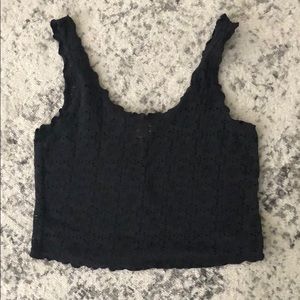 Urban Outfitters | Pins & Needles eyelet crop top